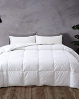Housse de couette double rayée en satin blanc 300 fils, qualité hôtelière supérieure pour hôtels cinq étoiles, qualité export, directement de l'usine