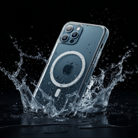 Coque transparente pour iPhone 15 Plus, anti-jaunissement, protection pour téléphone portable
