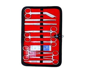 Matériel de haute qualité 18 pièces ensemble de chirurgie mineure professionnelle Kit d'instruments chirurgicaux en acier inoxydable avec étui en gros - Product Image 2