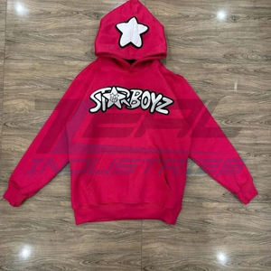 Sweats à capuche personnalisés en polyester et coton hommes femmes jogging entraînement sweats à capuche en polaire sérigraphie brodée à capuche - Product Image 1