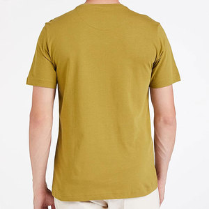 Logo personnalisé 100% coton T-shirt col rond pour hommes couleur unie haute qualité décontracté à manches courtes vente en ligne - Product Image 6