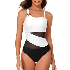 Nuevo transpirable Sexy de talla grande Swim Jammer traje de baño de mujer ropa de playa Color personalizado Spandex/poliéster - Product Image 1