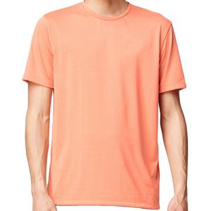 T-shirt de haute qualité en jersey biologique, design haut de gamme, T-shirt d'été à manches courtes pour homme, T-shirt en bambou personnalisé à col rond - Product Image 2