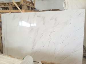 Dalles de marbre calcite blanc laiteux poli de haute qualité et à prix abordable du Vietnam pour revêtement mural, prêtes à l'exportation - Product Image 4