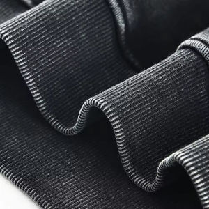 Sweat à capuche surdimensionné pour homme en coton 100% délavé à l'acide avec logo brodé en 3D et strass - Product Image 2