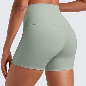 Pantalones cortos de Yoga de cintura alta para mujer Leggings transpirables de alta calidad, pantalones cortos sin costuras - Product Image 5