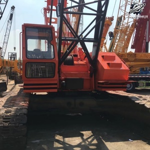 Grue sur chenilles hydraulique HitachiKH180 d'occasion, 50 tonnes, flèche en treillis de 58 m, marque japonaise d'origine, faible nombre d'heures, certifiée CE - Product Image 6
