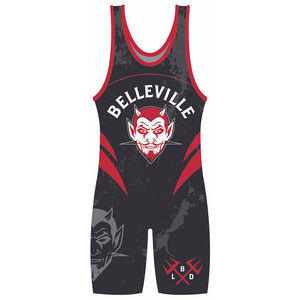 Singlet de levage et de lutte de puissance personnalisé pour adultes Gym haltérophilie vêtements de sport en gros en uniforme de matériau Spandex - Product Image 1