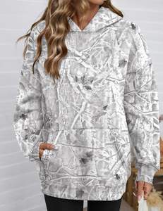 Sudadera con Capucha Personalizada para Mujer, Estilo Urbano, para Correr, Entrenar, Tejida, Absorbente de Sudor, con Cordón Ajustable en el Cuello, con Insignia Otoñal - Product Image 5