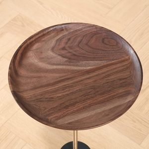 Customized <b>Side</b> <b>Table</b> with Carbon Steel Base Wood <b>Top</b> <b>Side</b> <b>Table</b> for Living Room Drink <b>Tables</b> with <b>Marble</b> Based - Product Image 6