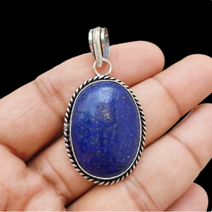 Meilleure qualité Offre Spéciale en vrac naturel Lapis Lazuli ovale pendentif en pierres précieuses pour la fabrication de bijoux cadeau pour elle - Product Image 5