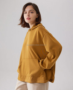 เสื้อฮู้ดขนแกะแบบซิปเต็มตัวสำหรับผู้หญิงเสื้อครอปมีฮู้ดป้องกันการหดโลโก้ออกแบบได้ตามต้องการ - Product Image 1