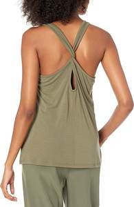 Camiseta de Tirantes Personalizada de Verano, Transpirable, Corta, para Mujer, Moderna, de Algodón Suave, con Logotipo Personalizado - Product Image 2