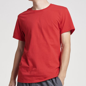 Vente en gros T-shirt vierge épais 100% coton respirant régulier quantité minimale de commande bas T-shirts épais grande taille pour hommes chemises personnalisées pour hommes - Product Image 2