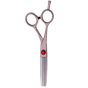 Ciseaux amincissants de cheveux de barbier d'aciers de qualité chirurgicale avec des lames tranchantes durables poignées antidérapantes ciseaux amincissants de cheveux 6.5" - Product Image 5