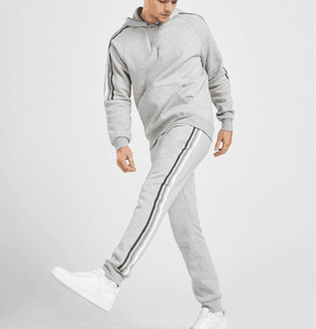 Private Label Men <b>Plain</b> <b>Tracksuit</b> Jogging Jogger Suit Set Custom Blank <b>Tracksuit</b> Sweatsuit With Logo Men 2 Two Piece Pants Set - Product Image 1