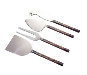 Juego de cuchillos para queso hechos a mano al por mayor, juego de cuchillos con cuchillas de acero inoxidable, herramienta de cocina, cuchillo de bolsillo - Product Image 1