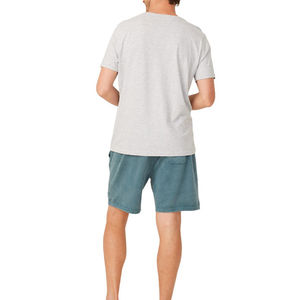 Short de survêtement en coton éponge français vintage de haute qualité, décontracté, pour hommes, maille solide délavée à l'acide, séchage rapide, OEM - Product Image 4