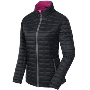 Blouson d'hiver personnalisé 2026 pour femme, matelassé, coupe bomber, à manches longues, épais, avec fermeture éclair - Product Image 6