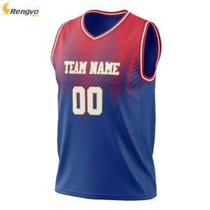 Camiseta de baloncesto de sublimación de poliéster con logotipo de nombre de equipo personalizado de fábrica - Product Image 5