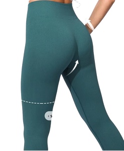 Women’s Seamless Fitness Leggings High Waist Breathable Design, Tummy Control & Peach <b>Butt</b> <b>Enhancing</b> Yoga Wear - Product Image 2