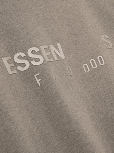 100% impression numérique surdimensionné à manches complètes sweat à capuche essentiel pour hommes coton lavable avec logo personnalisé et broderie - Product Image 6