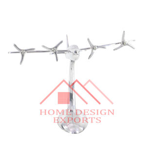 Escultura de Mesa de Avión Volador Moderna de Alta Calidad, Diseño Abstracto de Metal para Oficina, Escuela, Escritorio, Calidad de Fundición, Armadura - Product Image 1