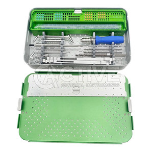 Ensemble orthopédique en acier inoxydable avec porte-aiguille pour la coupe et la fixation des os - Product Image 3