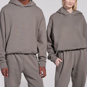 2025 venta superior chándal personalizado Jogger traje de dos piezas mujer chándal conjunto mejor calidad Algodón Unisex pulóver chándal - Product Image 1