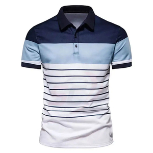Chemise polo de golf pour homme, vêtements de sport, coton respirant blanc, broderie personnalisée, impression, manches courtes - Product Image 4