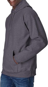Sudadera con capucha Classic Fit Pullover para todos los días Aspecto informal Logotipo personalizado Sudadera con capucha OEM ODM Suministro de fábrica - Product Image 3