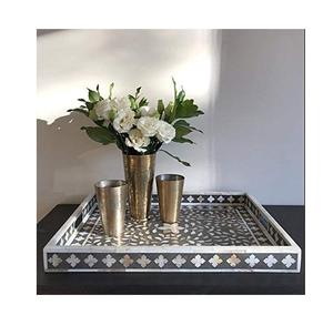 Bandeja de almacenamiento de alimentos de mesa Bandeja de nácar de alta calidad Forma redonda Restaurante Comida Fruta Bandeja Diseñador personalizado para la venta - Product Image 3