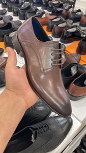 Zapatos italianos de vestir para hombre, mocasines planos cómodos, suaves, hechos de cuero genuino - Product Image 6