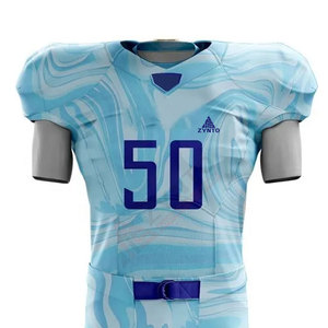 Dernier design d'uniforme de football américain, nouveau style d'uniforme de football américain pour les jeunes, prix de gros - Product Image 3