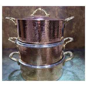 Olla de cobre ecológica de alta calidad más vendida, juego de platos para servir calientes de la India, utensilios seguros para uso en la cocina - Product Image 5