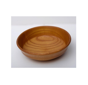 Tazón de madera natural hecho a mano, forma redonda, acabado liso, para ensaladas, frutas, pasta, aperitivos, tazón decorativo para servir en la cocina del estilo rústico. - Product Image 5