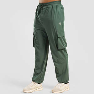 Pantalon Tactique Cloud Fit Vert Style Classique 6XL avec Logo Personnalisable, Fermetures Éclair Décoratives et Lavage Coloré, Coupe Ample - Product Image 1