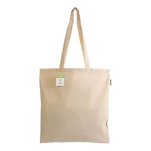 Borsa Tote in Cotone Biologico Eco-Friendly con Manici Lunghi, Gadget Promozionali - Product Image 6
