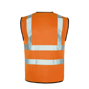 Gilet de sécurité réfléchissant de haute qualité noir avec couleurs mélangées 2025 Logo personnalisable étanche polyvalent - Product Image 2