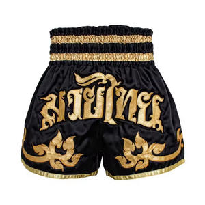 Pantalones cortos de Muay Thai personalizados de calidad superior diseños personalizados para Kickboxing y boxeo hechos de algodón para desgaste de artes marciales - Product Image 1