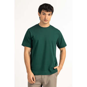 T-shirt oversize en jersey coupe décontractée pour hommes et femmes MN-TS-SS26-011-A 240 grammes, uni, coupe ample, T-shirt de créateur - Product Image 1