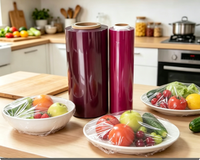 Film alimentaire en plastique de qualité alimentaire en rouleau super grand format pour la cuisine commerciale et l'emballage en supermarché