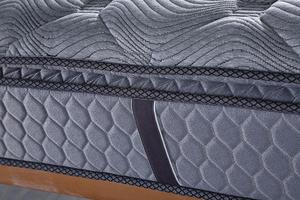 Spring <b>Mattress</b> Pocket Spring Removable Cover 25cm Thickness Grey Diamond Design High Comfort Bedroom Use ALPHA - Product Image 2