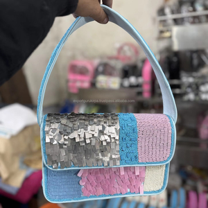 Sac à main de créateur pour femme de style bohème indien, fait à la main, grande capacité, pochette de soirée, détail perlé, usage quotidien - Product Image 1