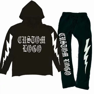 Personalizado de alta calidad puff impresión chándal 100% algodón Sudadera con capucha Tasa de venta al por mayor con la personalización sostenible con precio barato - Product Image 6