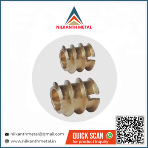 Inserto de ranura de latón personalizado de la más alta calidad rentable con producto de sujetadores de tuerca - Product Image 2