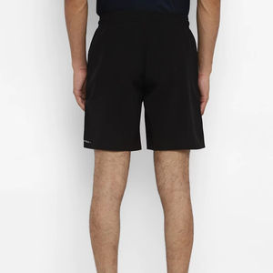 Logo personnalisé en gros High Street Style solide décontracté 100% coton Shorts pour hommes noir clair été piste entraînement sport court - Product Image 2