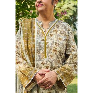 ชุดผ้าลอนพิมพ์ลาย 3 ชิ้น พร้อมผ้าคลุมไหล่ปักลาย สำหรับใส่ทุกวัน รุ่น CL-62052 คอลเลคชั่น B - Product Image 2