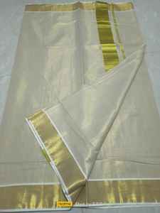 ชุดส่าหรีผ้าฝ้ายคีรัลลาทอเนื้อบางเบา ย้อมสีพื้น แห้งเร็ว เป็นมิตรกับสิ่งแวดล้อม สำหรับงานแต่งงานของเด็กผู้หญิง - Product Image 6