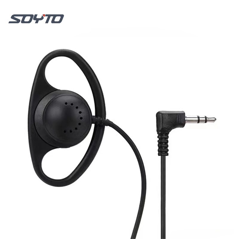Soyto SY225 3.5mm Wired Single Ear Hook <strong>Headphones</strong> Tour Group Audio <strong>Guide</strong> ODM Headsets Audifonos for Office Meeting Radio <strong>Guide</strong>